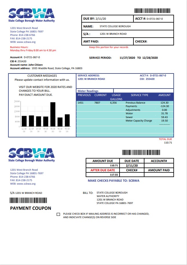  Minol USA business utility bill 